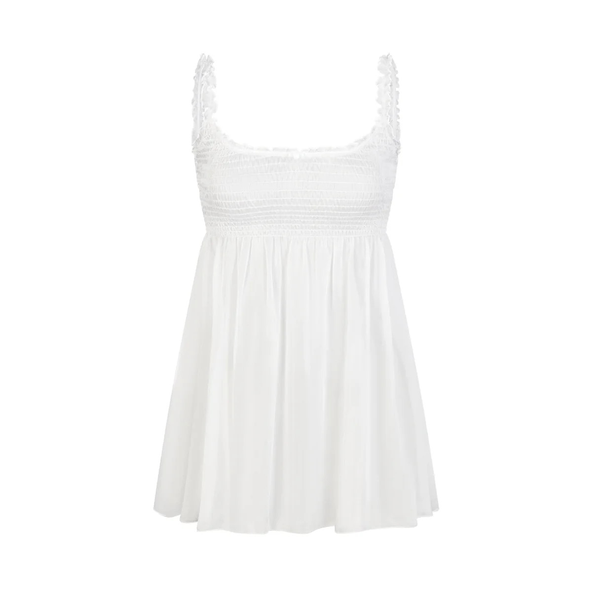 SMOCKED MINI SLIP DRESS | SKIMS (US)