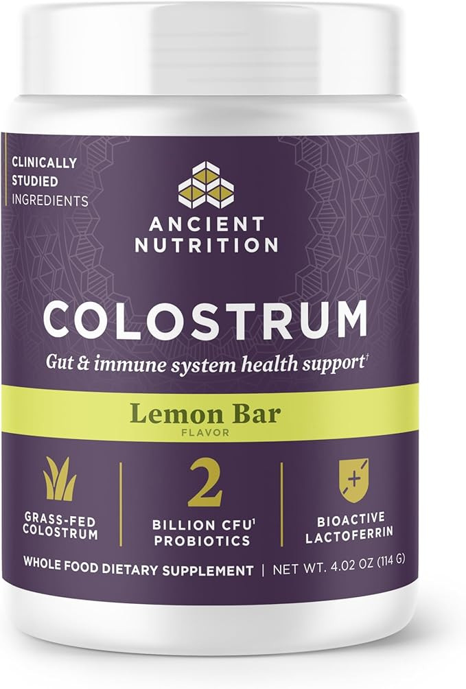 Ancient Nutrition Colostrum Superfood Powder, Grass Fed Bovine Colostrum, Supports Healthy Gut Mi... | Amazon (US)