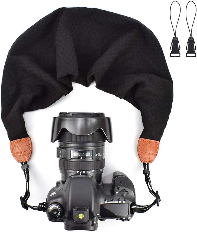 LIFEMATE Scarf Camera Strap for Women,DSLR Camera Strap Neck Strap,Fabric Floral Scarf Camera Str... | Amazon (US)