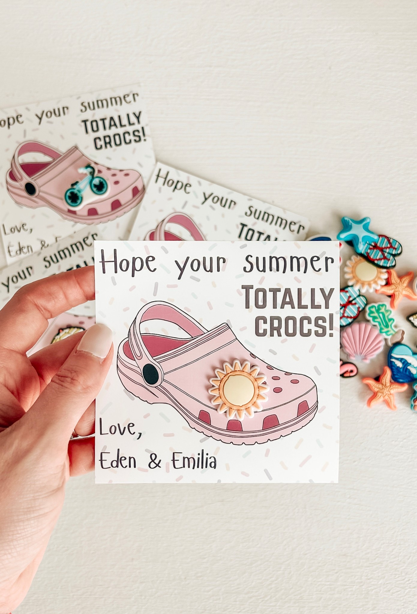 End of the school year gift idea!


Crocs, croc charms, jibbitz, party favors, class valentines, kids birthday, summer birthday, class gift

#LTKKids #LTKSummerEdit #LTKParties