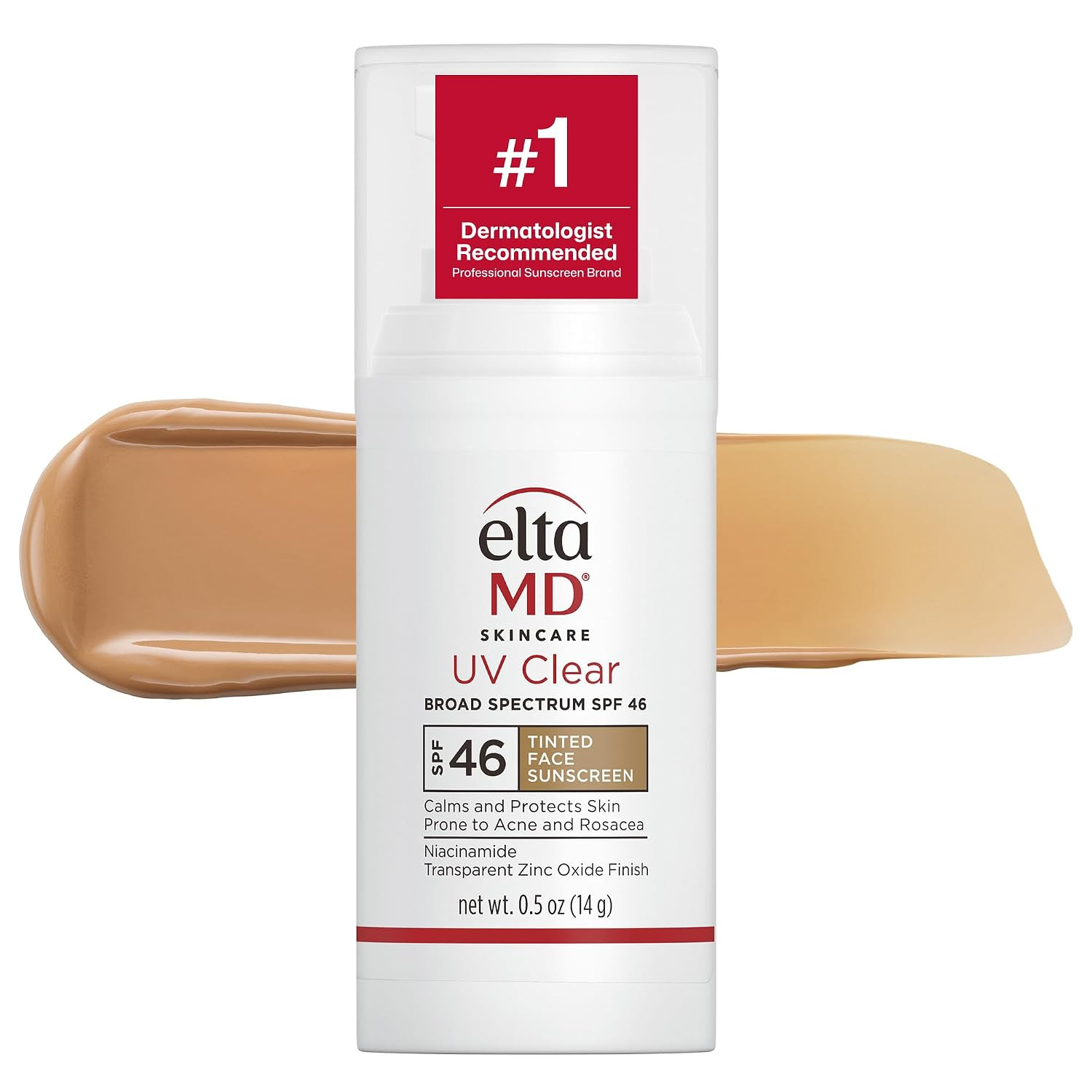 EltaMD UV Clear Face Sunscreen with Zinc Oxide, Oil-Free, SPF 46 and SPF 50 | Amazon (US)