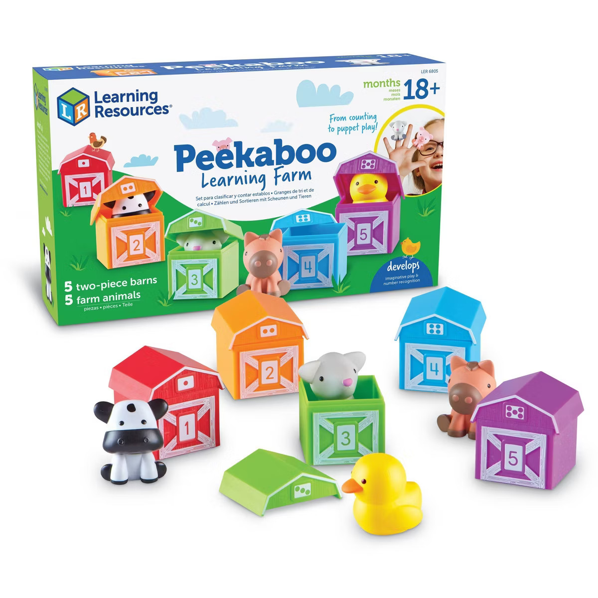 Learning Resources Peekaboo Learning Farm | Target