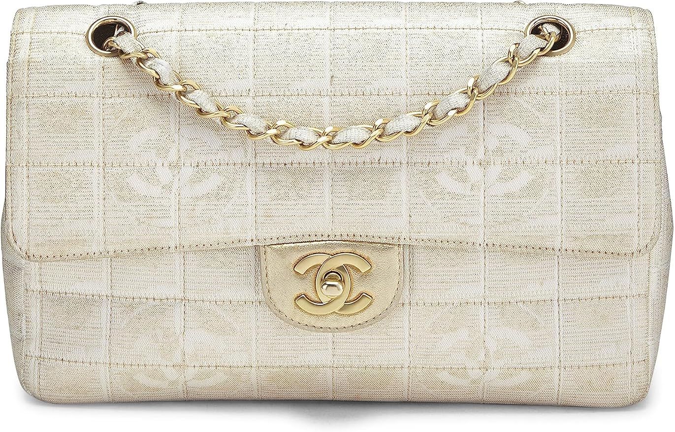Amazon.com: Chanel, Pre-Loved Beige Travel Line Half Flap Medium, Beige : Luxury Stores | Amazon (US)