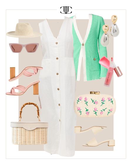 One item five different ways!

Linen dress, cardigan, sandals, sunglasses, sun hat, white t-shirt, summer outfit, casual outfit, easy outfit 

#LTKover40 #LTKstyletip #LTKshoecrush