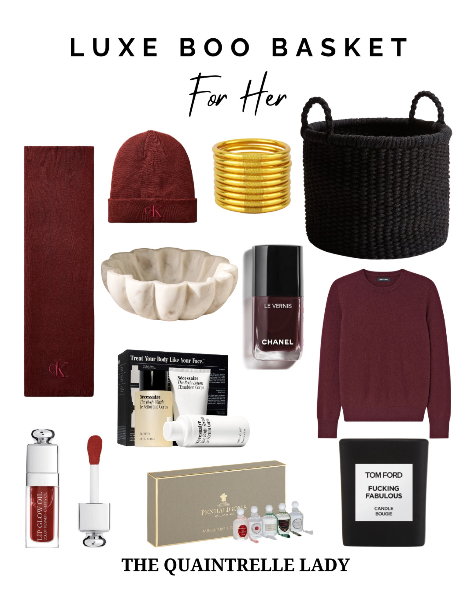 Luxe boo basket for her 🖤 #boobasket #boobasketgiftideas #boobasketgiftguide #giftideasforher #holidaygiftideas

#LTKHoliday #LTKSeasonal #LTKGiftGuide