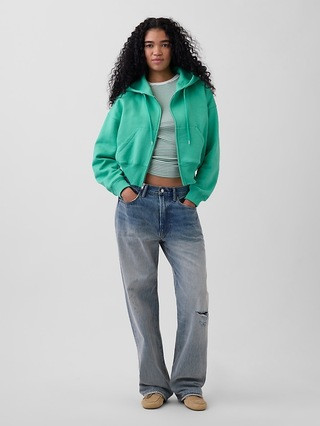 VintageSoft Wedge Zip Hoodie | Gap (US)