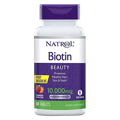 Natrol Biotin Beauty Tablets, Promotes Healthy Hair, Skin and Nails, Helps Support Energy Metabolism | Amazon (US)
