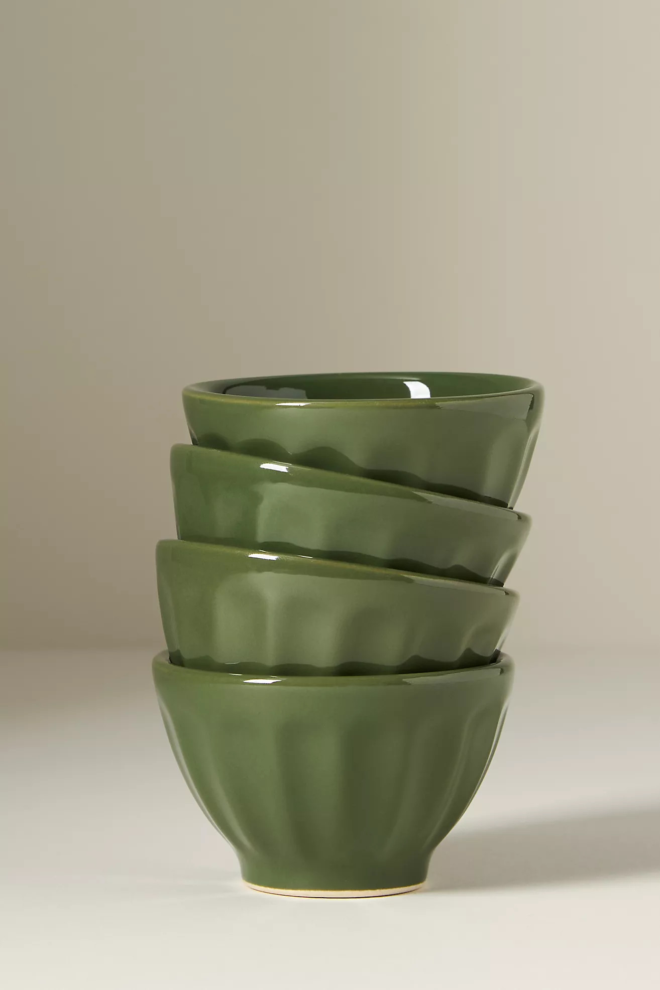 The Latte Stoneware Nut Bowls, Set of 4: Amelie Edition | Anthropologie (US)