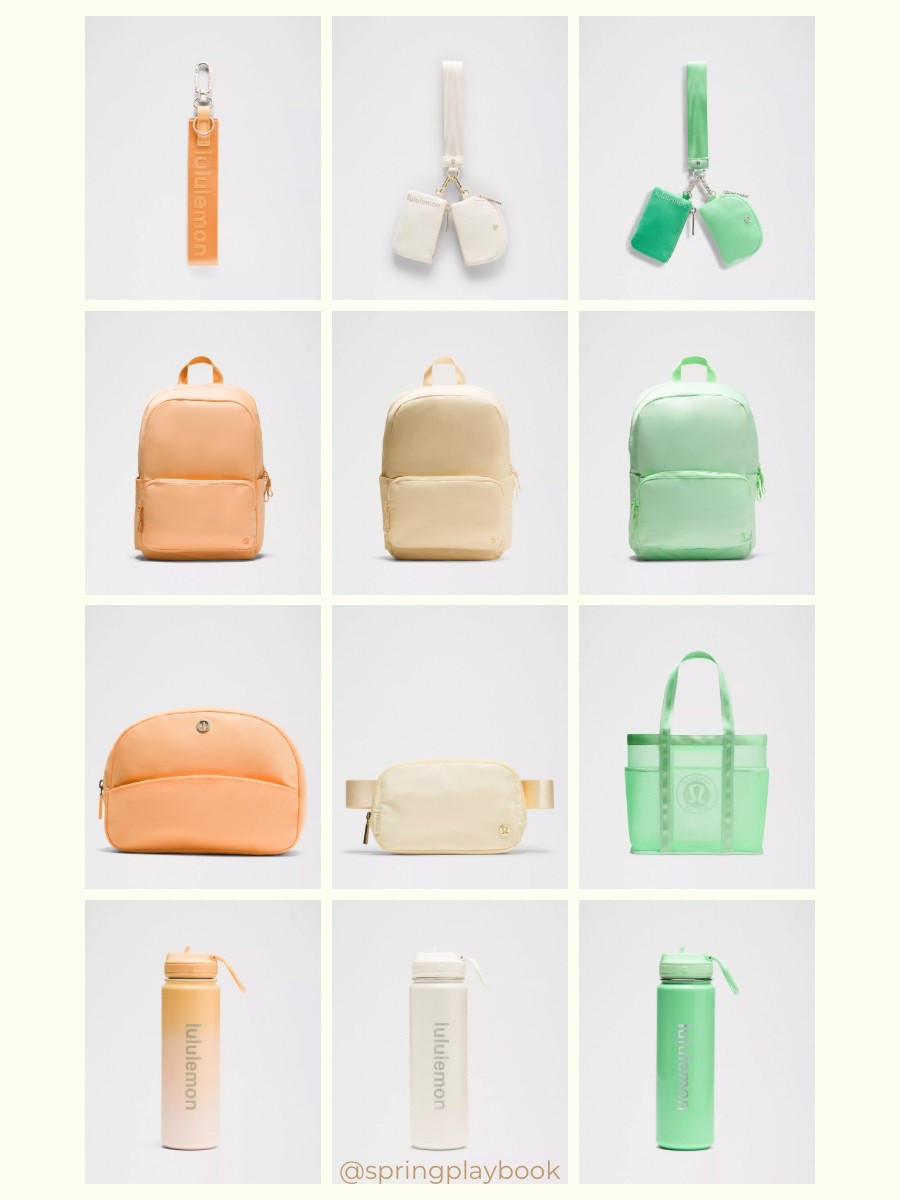 Spring accessories from Lululemon!

Peach, Butter, Oatmeal, and Mint

#createdcolorful #createdcolorfulspring #hocspring #tcispring #pcaspring #lightspring #warmspring #truespring #brightspring #clearspring #paintboxspring #bluespring

#LTKActive #LTKItBag #LTKGiftGuide