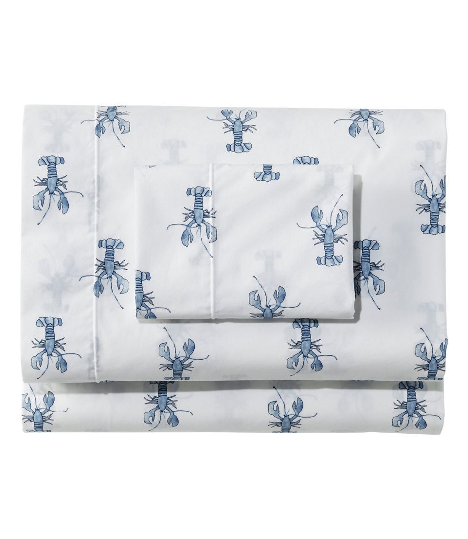 Sara Fitz™ Lobster Percale Sheet Collection | L.L. Bean
