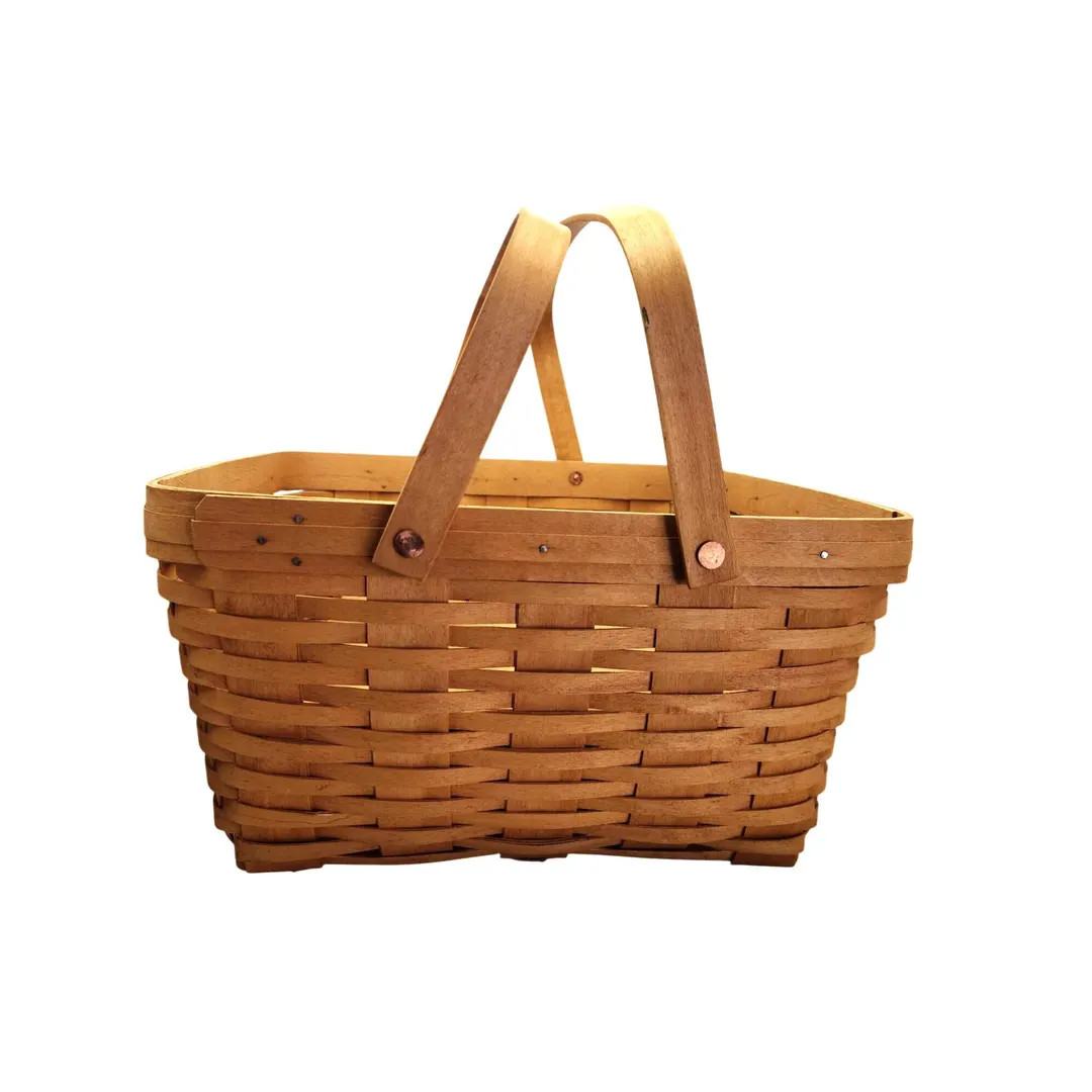 Longaberger Hostess Homecoming Basket Large Square Handle Riser 15x15x7.5"1999 - Etsy | Etsy (US)