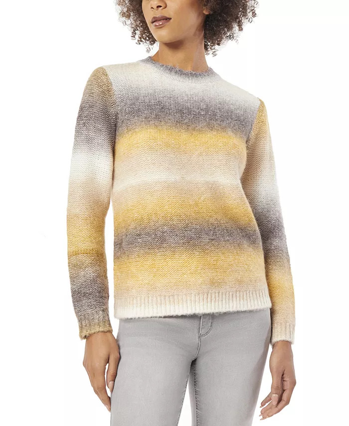 Women's Crewneck Ombré Sweater | Macy's