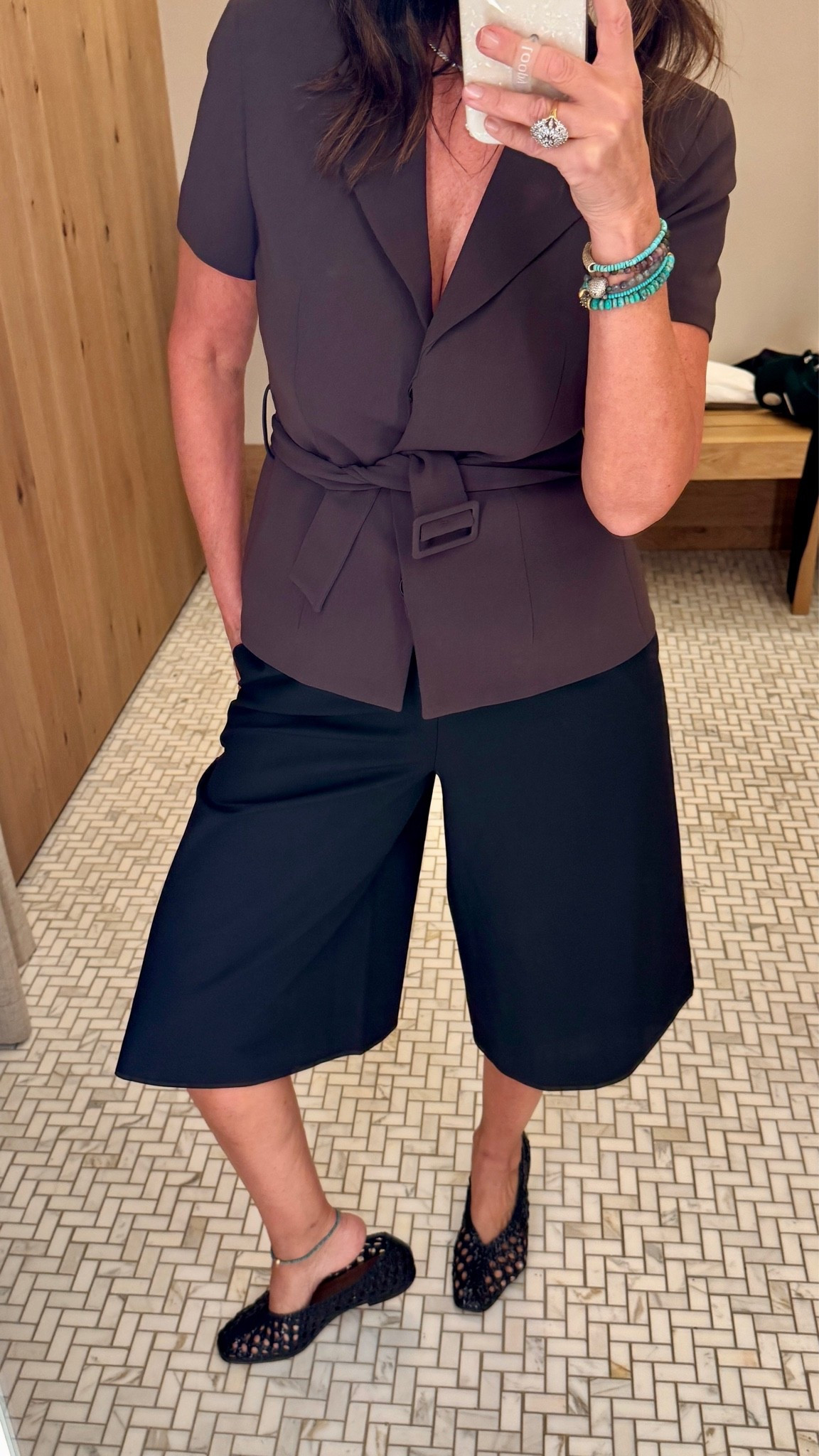 These shorts came home with me! There’s the matching short sleeve blazer too

#LTKOver40 #LTKWorkwear #LTKSaleAlert
