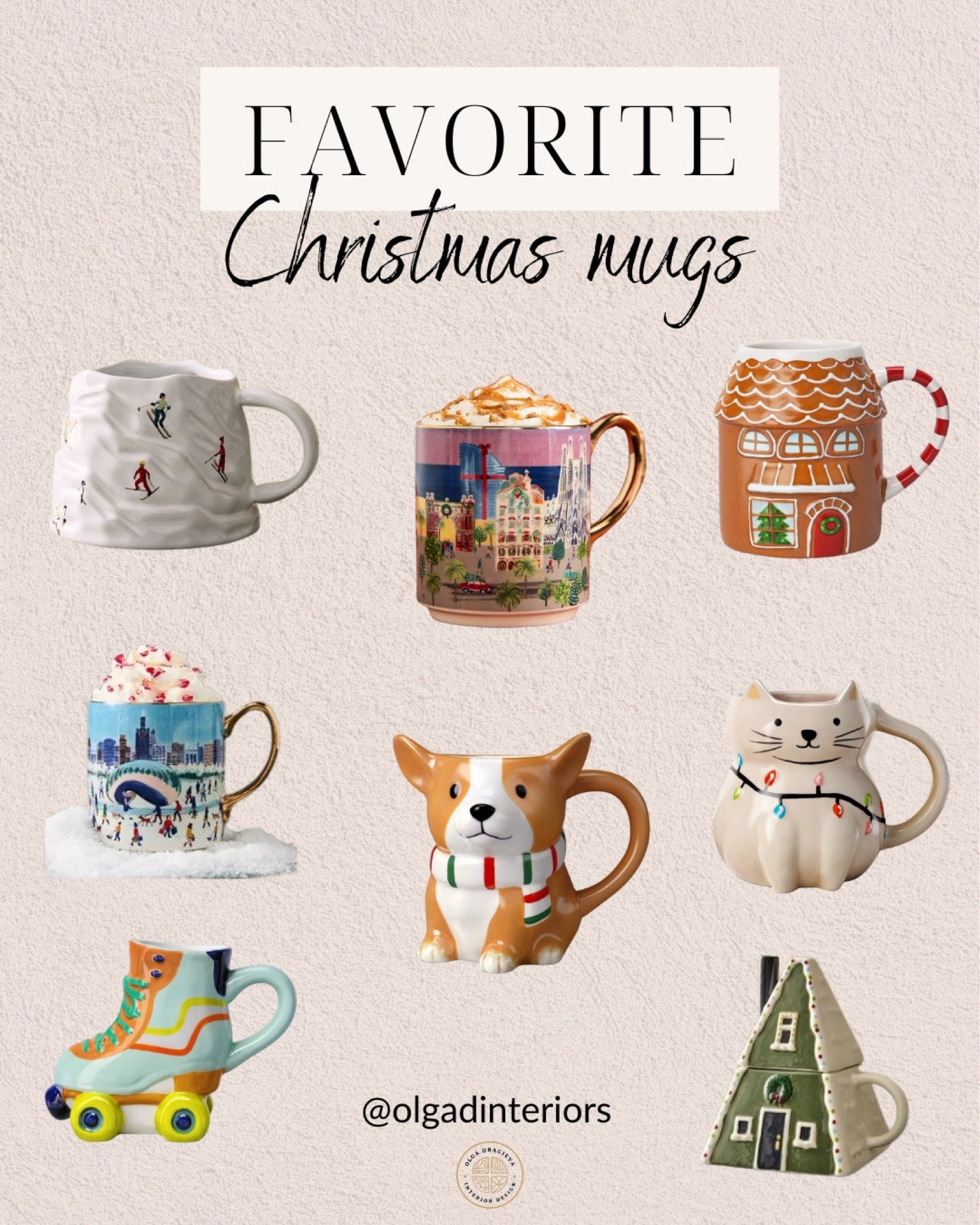 My favorite Christmas mugs! How cute are these? Gifts under $25! Coffee mugs, tea mugs, Christmas stuffers, Christmas presents 

#LTKSeasonal #LTKGiftGuide #LTKHoliday