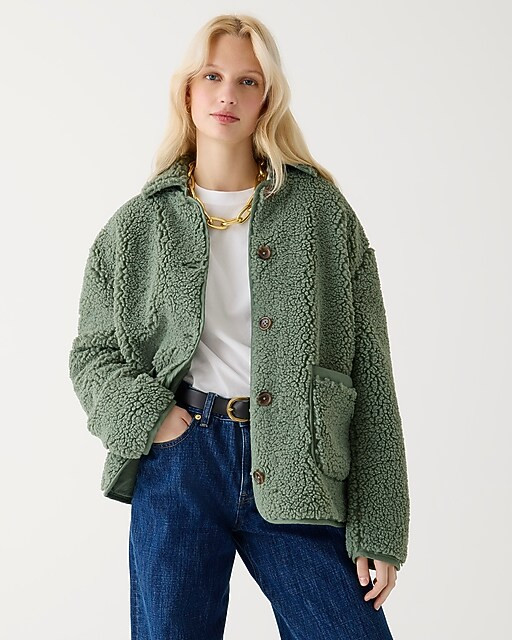 Faux sherpa Barn Jacket™ | J. Crew US