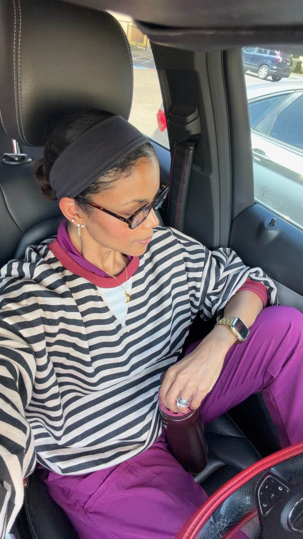 SOTD: When your workwear has to serve AND be comfortable! I love this oversized light sweater perfect for the first official day of fall yall! Wearing medium.. Inspired by @ashlyngull thanks girlie #sotd #nurselife Like this post, comment SHOP & I'II send you the links!
I am 5’5• 130Ib • 36B • 24/25 waist. All links can be found on @shopltk app following: @nursebeautypreneur and
@nursebeautypreneur on IG in my bio
outfit, fall outfit, fall fashion, 40s style, nurse essentials

#LTKgrwm #LTKdayinmylife #LTKootd