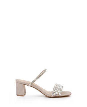 Jewel Badgley Mischka Orsen Embellished Slide Sandals & Reviews - Evening & Wedding - Shoes - Mac... | Macys (US)