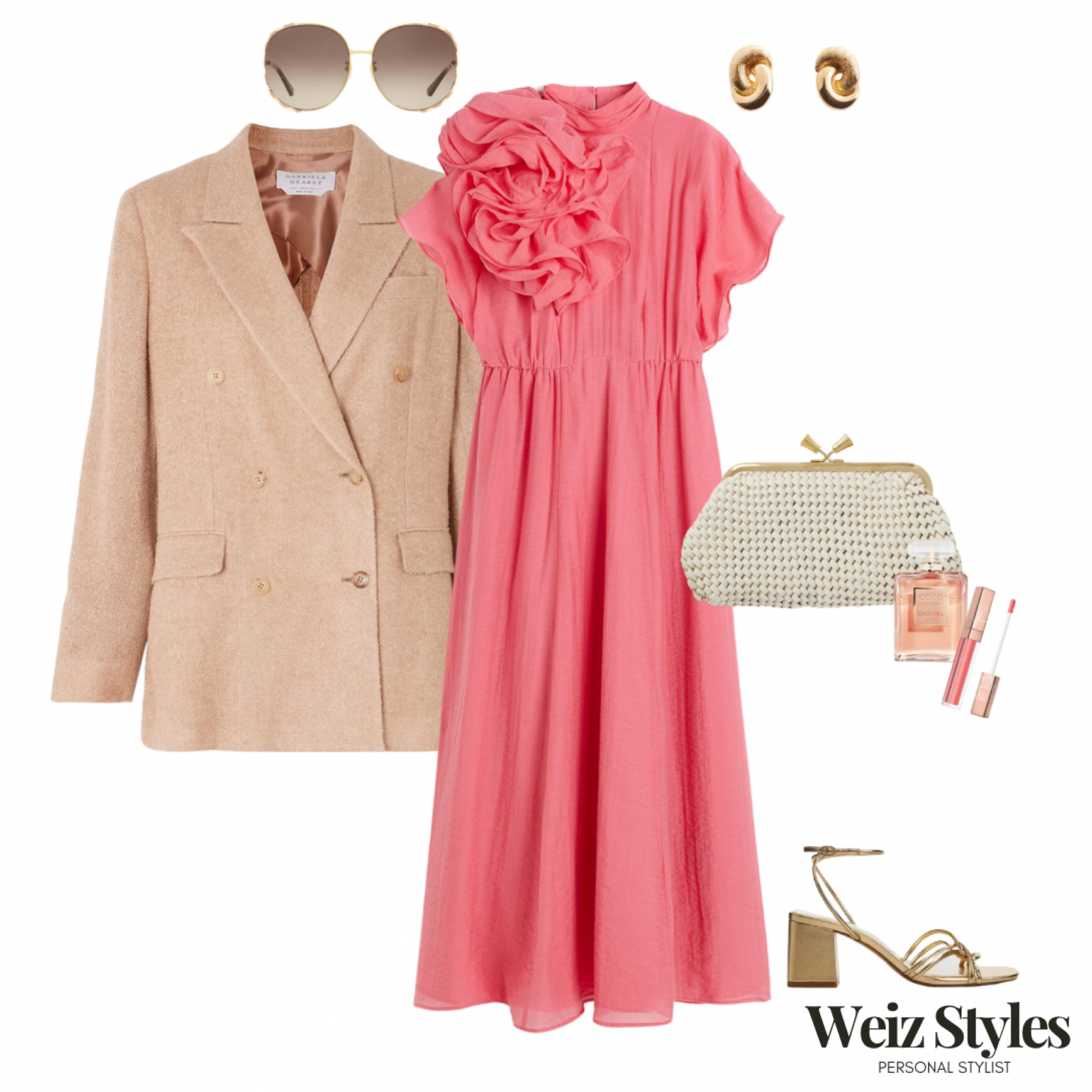 With Cheltenham races in full swing this week, I thought it was a good time to share a race day outfit idea 🐎 

Do you have any special events coming up? Need a little help finding your perfect outfit? Let’s chat! 💌 Hello@weizstyles.com 

Occasionwear, special occasion, day at the races, horse racing, Cheltenham, Ascot, special event, dress, spring, pink, coral, corsage, feminine, blazer, chic, pretty, dress, jacket, net a porter, H&M, John Lewis, lipgloss, gold, heels, clutch, bag, sunglasses, elegant, styling, personal stylist, delicate, floral, appliqué, pots, outfit idea, Weiz styles, mango, nars, Chanel, earrings, perfume, heels 

#LTKSeasonal #LTKstyletip #LTKwedding