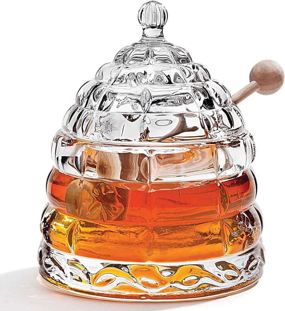 Studio Silversmith Crystal Honey Jar, Beehive Honey Dish | Amazon (US)