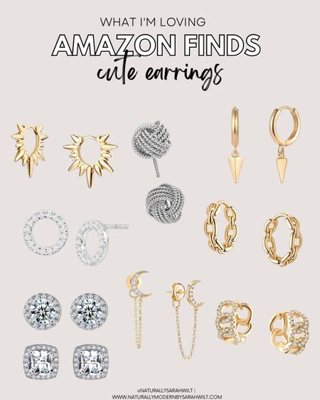 Amazon earrings 

#LTKsalealert #LTKunder50