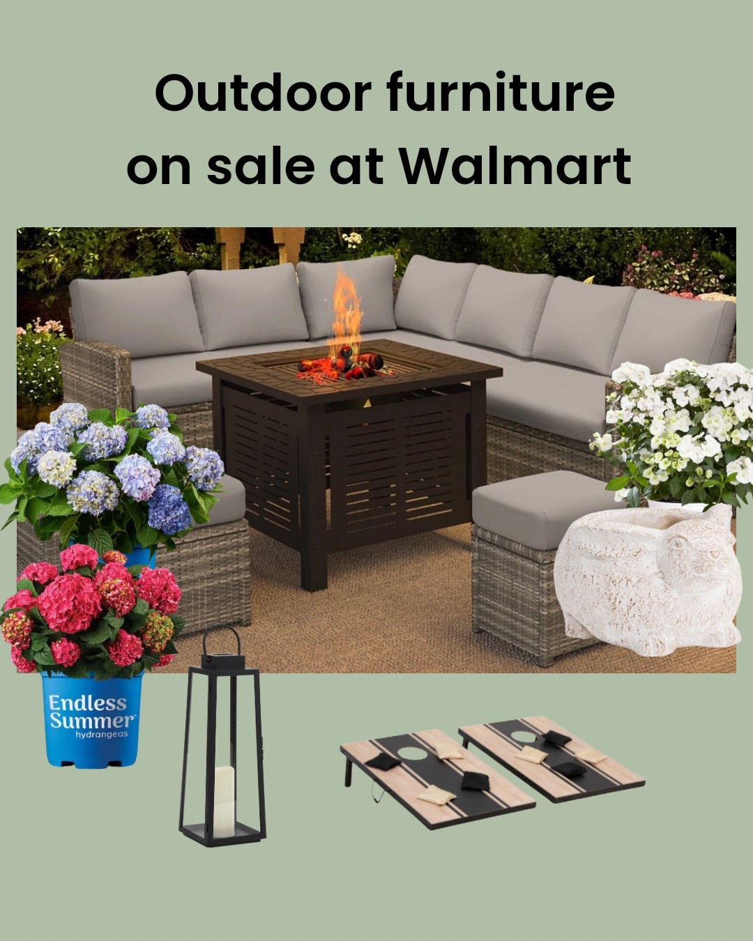 Walmart outdoor furniture on sale under $800 with fire pit! 

#LTKSaleAlert #LTKHome #LTKSeasonal
