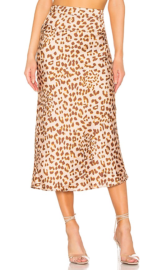 Normani Bias Skirt in Brown | Revolve Clothing (Global)