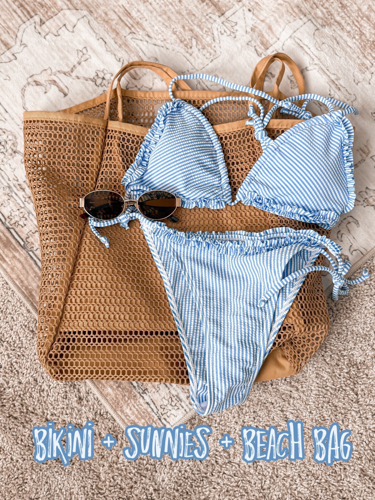Amazon prime deal days 💙💙

Bikini, beach bag, sunglasses 

#LTKStyleTip #LTKFindsUnder50 #LTKSaleAlert