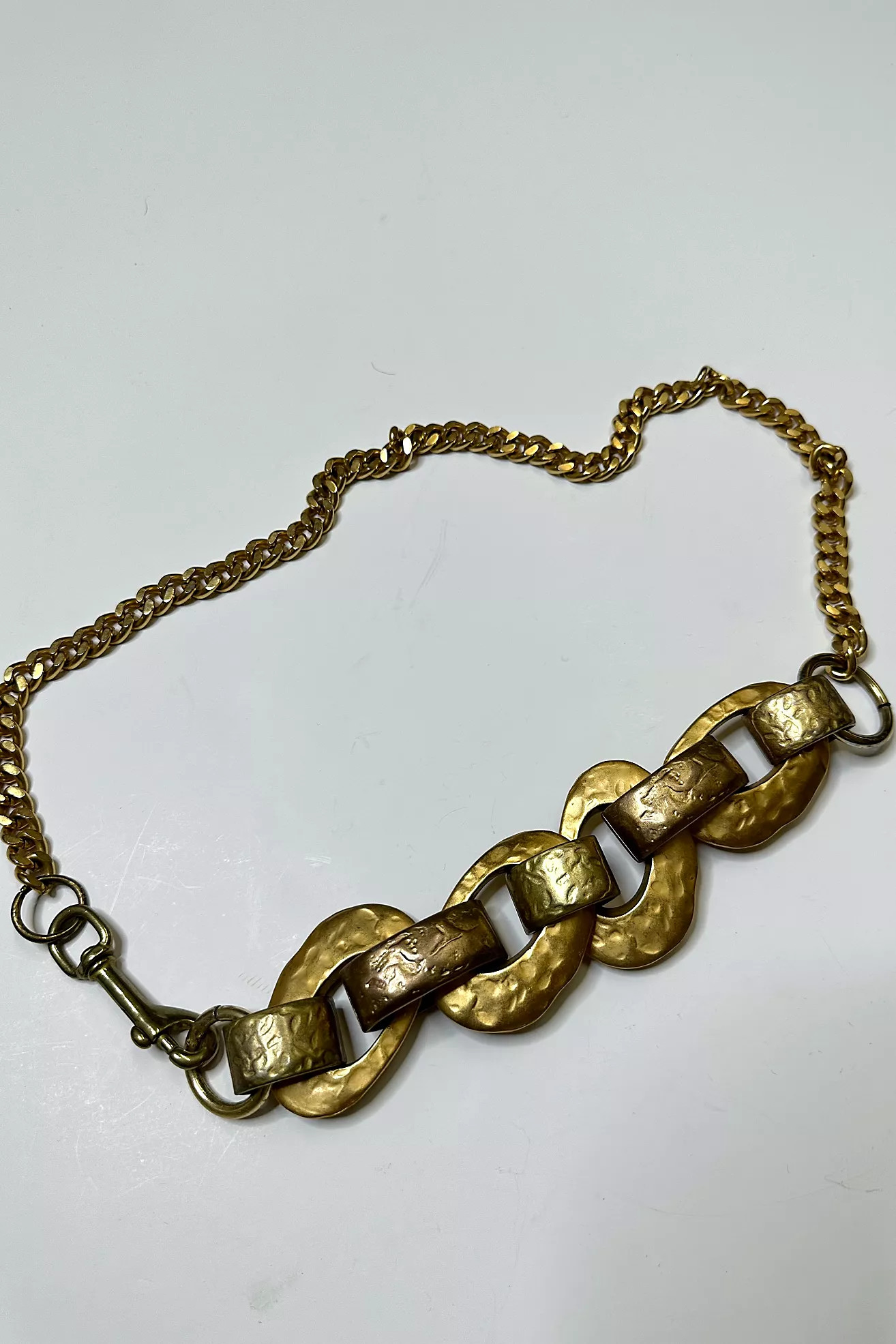 1990s Heavy Gold Tone Link Chain Belt Selected by Cherry | Free People (Global - UK&FR Excluded)