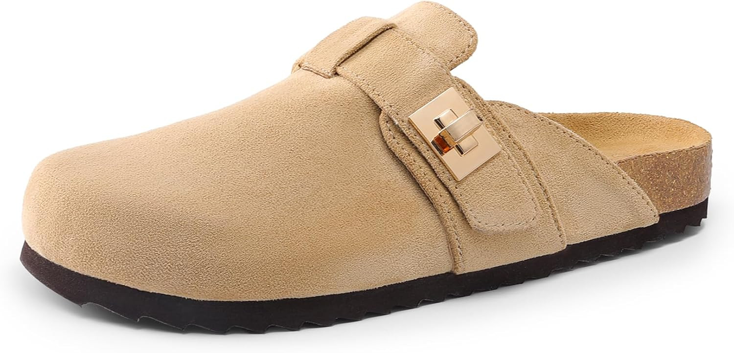 DREAM PAIRS Women's Clogs for Women Mules Cork Footbed Slip-On Shoes with Arch Support | Amazon (US)