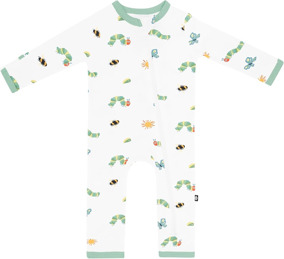 KYTE BABY Unisex Rayon Made From Bamboo Zippered Rompers 0-24 Months | Amazon (US)