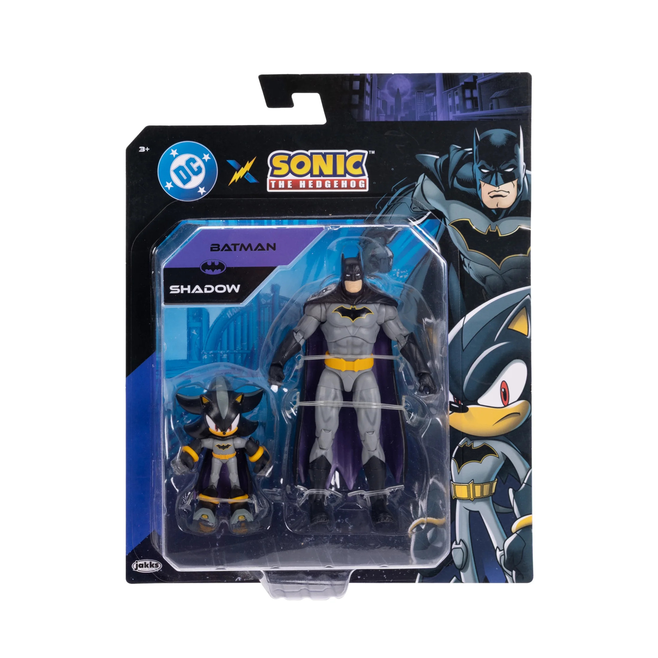 Sonic x DC Action Figure Multipack - 2.5 Inch Shadow and 5 Inch Batman | Walmart (US)