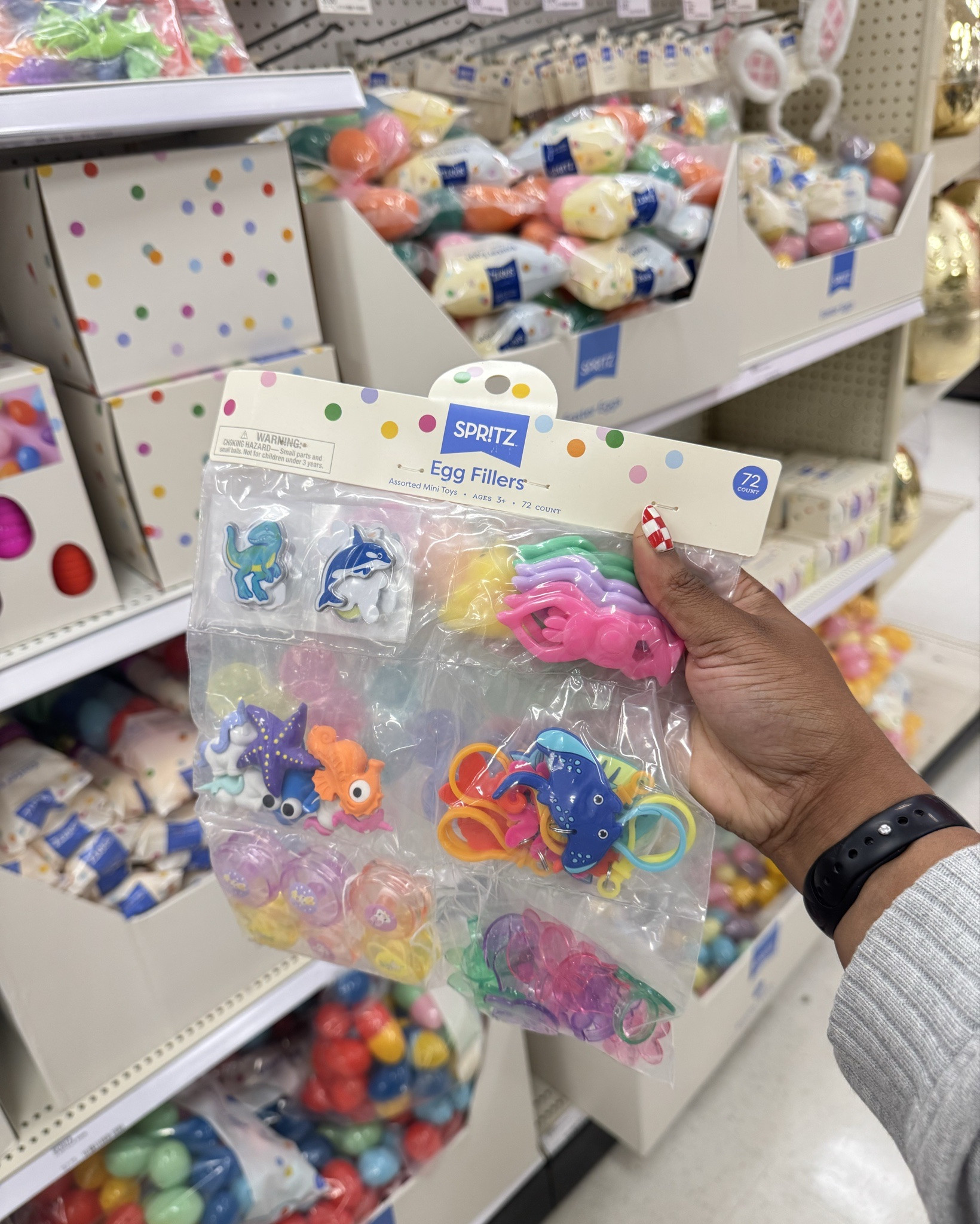 E-Z Easter egg fillers!! I grabbed 2 bags for us! 