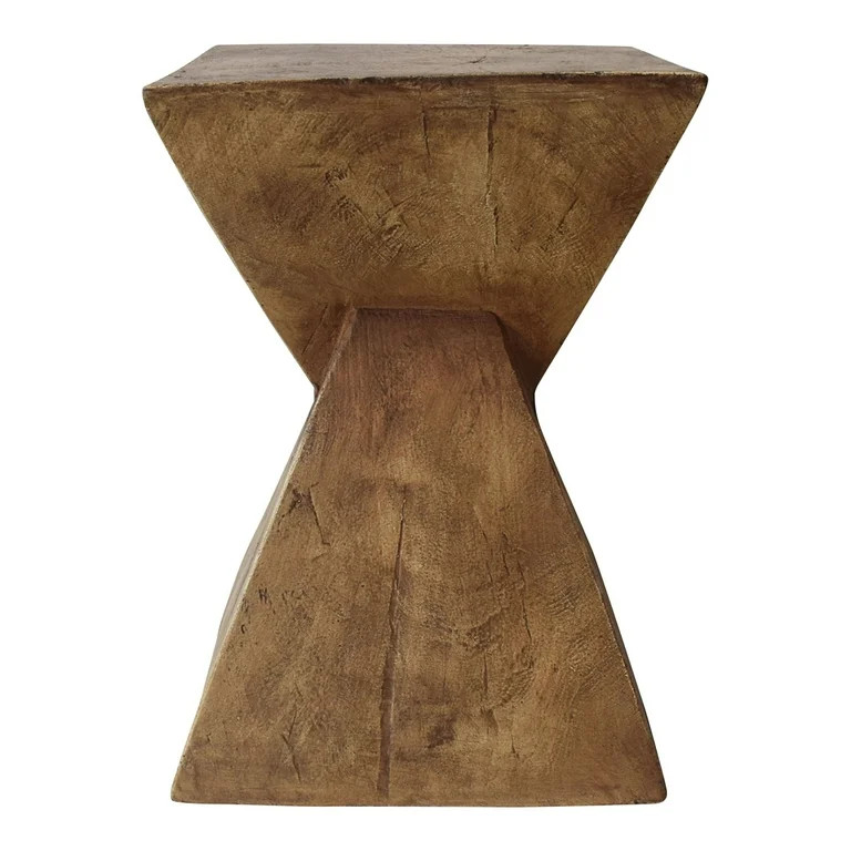 Noble House Pixie Indoor Lightweight Concrete Accent Table, Natural | Walmart (US)