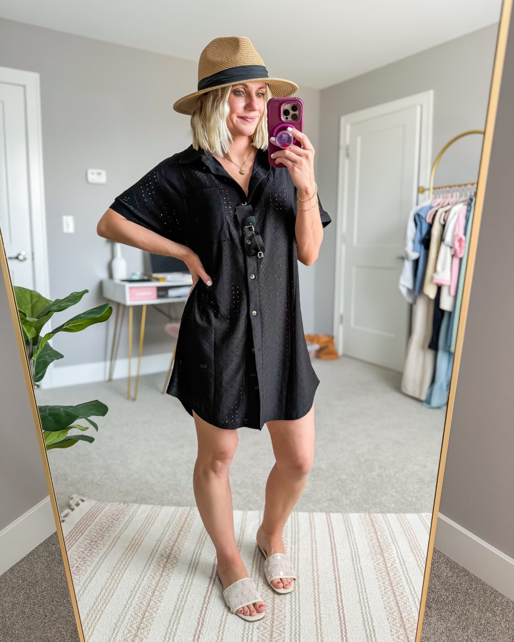 This button down swimsuit coverup is so cute for summer! 

#LTKootd #LTKSwim #LTKTravel