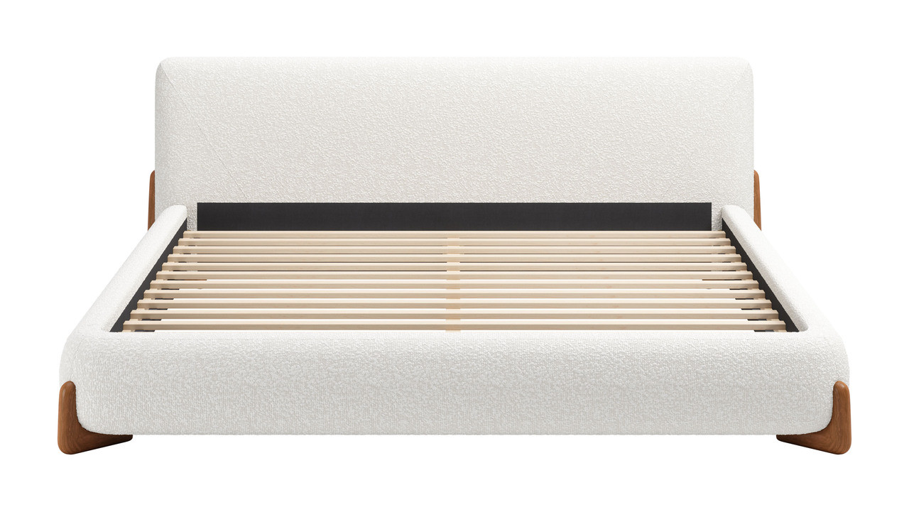 Baris King Bed In Ivory | 1stopbedrooms