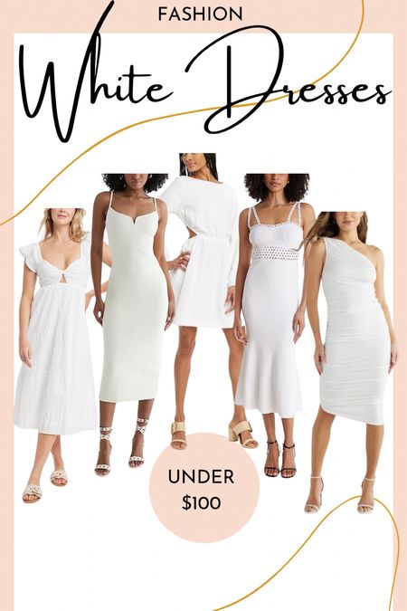 Shop these gorgeous yet affordable white dresses under $100, perfect for Summer!

#LTKstyletip #LTKSeasonal #LTKfindsunder100