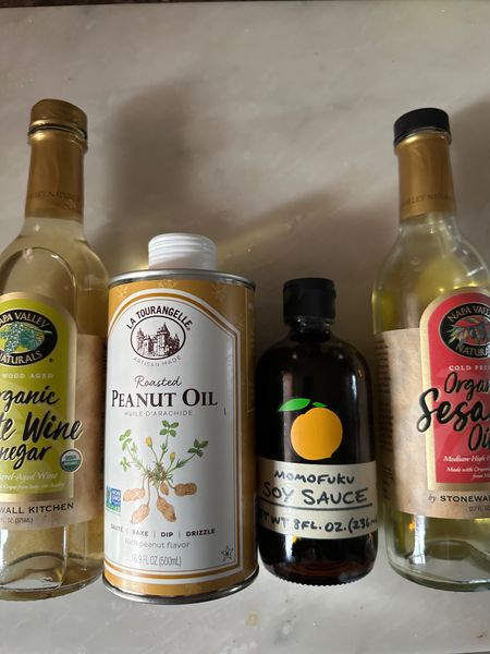 Some great quality products to have in your pantry for salad dressing!