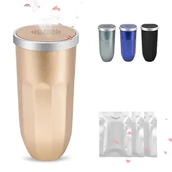 2PCS Car Trash Can with Lid, Car Trash Can Cup Holder with 3 Fragrance Tablets, Press to Open Veh... | Amazon (US)