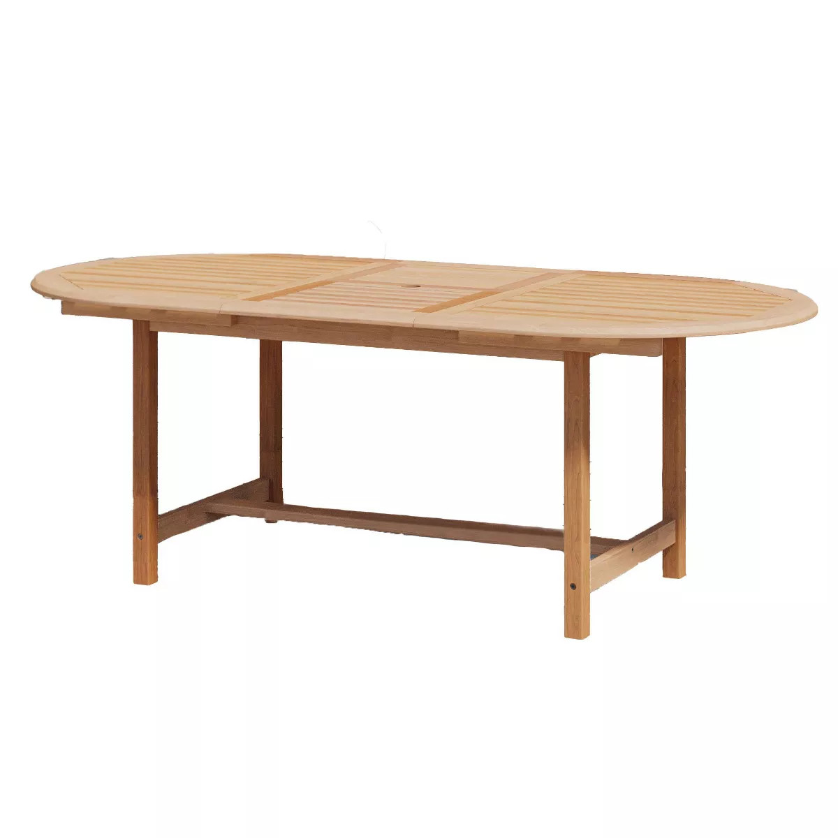 Amazonia Teak Oval Jakarta Outdoor Patio Dining Table Natural Wood | Target
