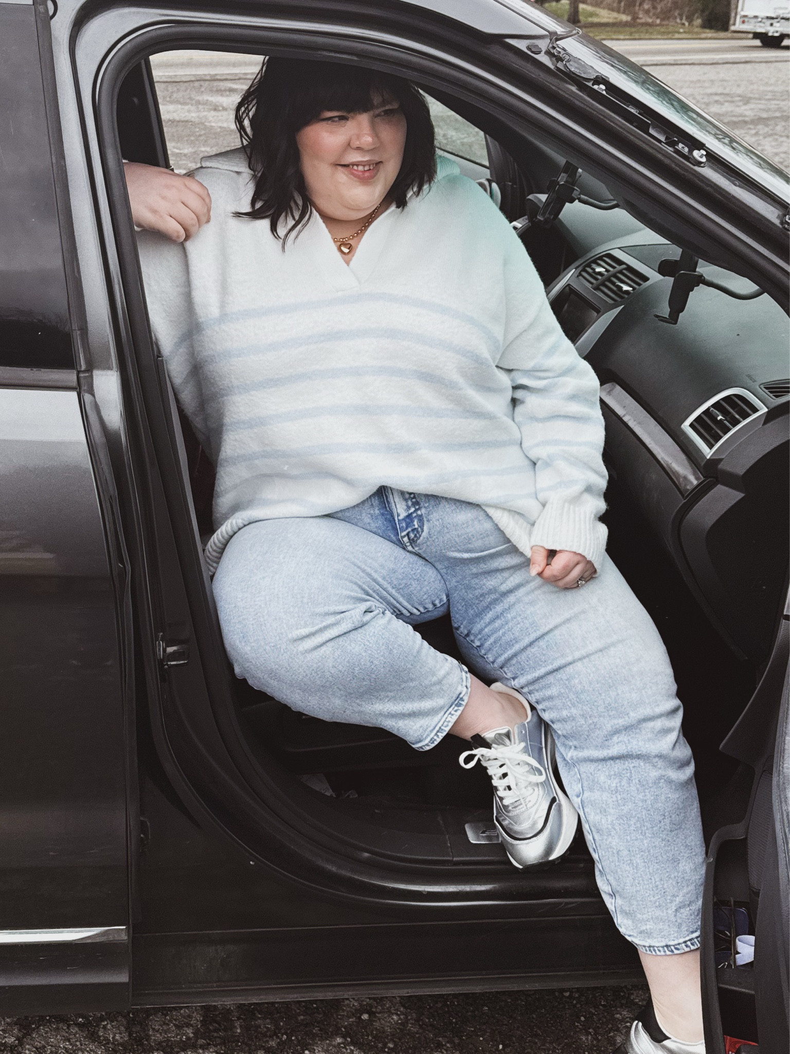 This plus size sweater is available up to plus size 4x. It has that feeling of being broken in and old in the most comfy and cozy way ever.  I’m wearing the 4x, but could’ve done the 3x  

#LTKFindsUnder50 #LTKStyleTip #LTKPlusSize