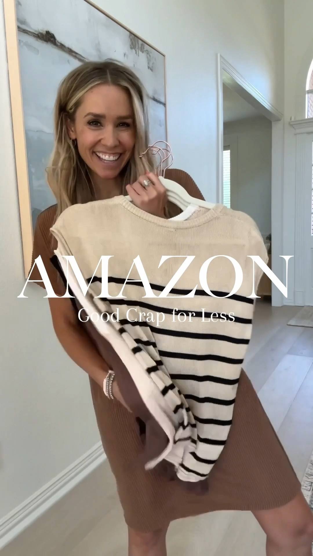 Under $25 Amazon Cap Sleeve Knit Summer Sweater tops!
Size: small // tts // they have an oversized fit 

Levi Baggy Jeans // size 27 // my tts // they fit nice and oversized // color: (New) blue