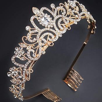 Tiara Crystal Crown for Bridal, Princess Tiara Wedding Tiara Crown for Wedding Prom Proms Pageant... | Amazon (DE)