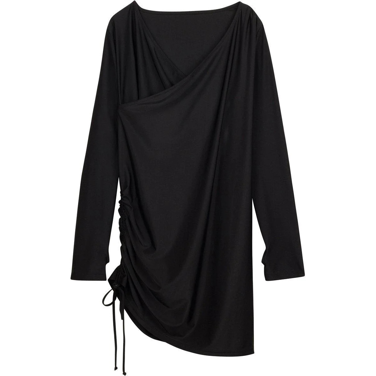Women's Sophisticated Swim Dress Cover Up - "All Black" | SwimZip