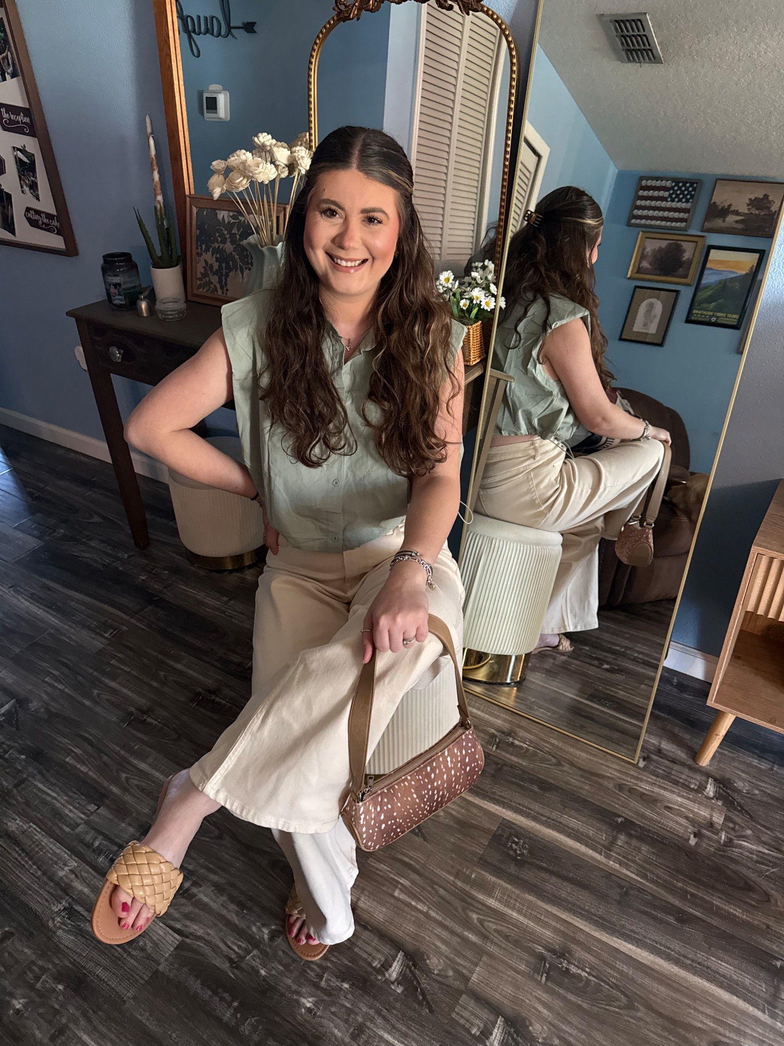 Spring outfit refresh😌🌾🕊️🌼 really loving neutrals and soft colors at the moment for spring and my new sandals are perfect to compliment any outfit 🫶🏻🤎 will be wearing these on repeat 🔁 all spring and summer long! 

#LTKshoecrush #fitoryshoes #newsandals #staples #wardroberefresh #springoutfit #neutrals #springstyle #springsandals #braidedsandals #nudesandals

#LTKSeasonal #LTKdayinmylife #LTKootd