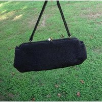 1960S Heavily Beaded Black Evening Purse Or Bag By La Royale, Made in Japan With Italian Beads, Vintage Purse, Kissing Clasp, Seed Beads | Etsy (US)