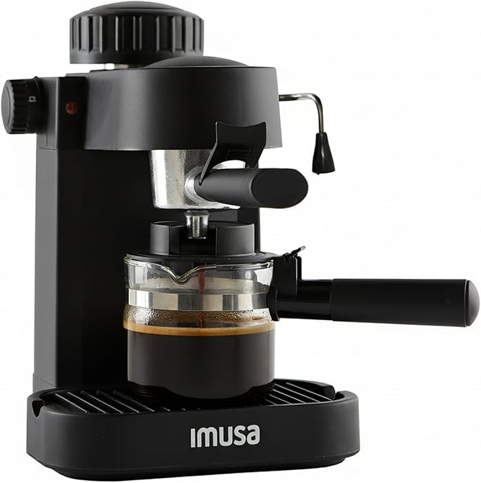 IMUSA USA GAU-18202 4 Cup Espresso/Cappuccino Maker,120 volts, Black | Amazon (US)