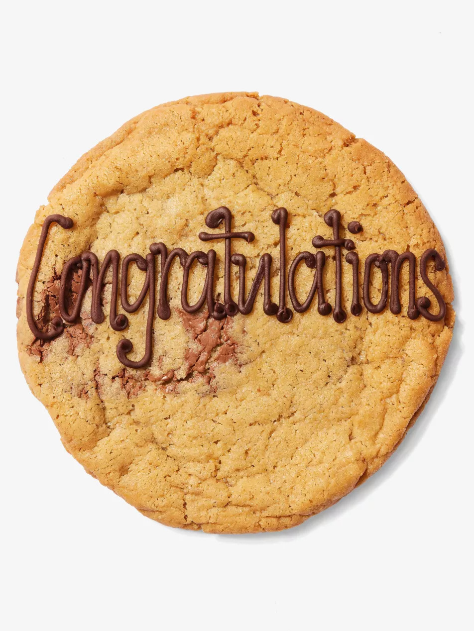 Congratulations seven-inch milk chocolate cookie 0.5kg | Selfridges