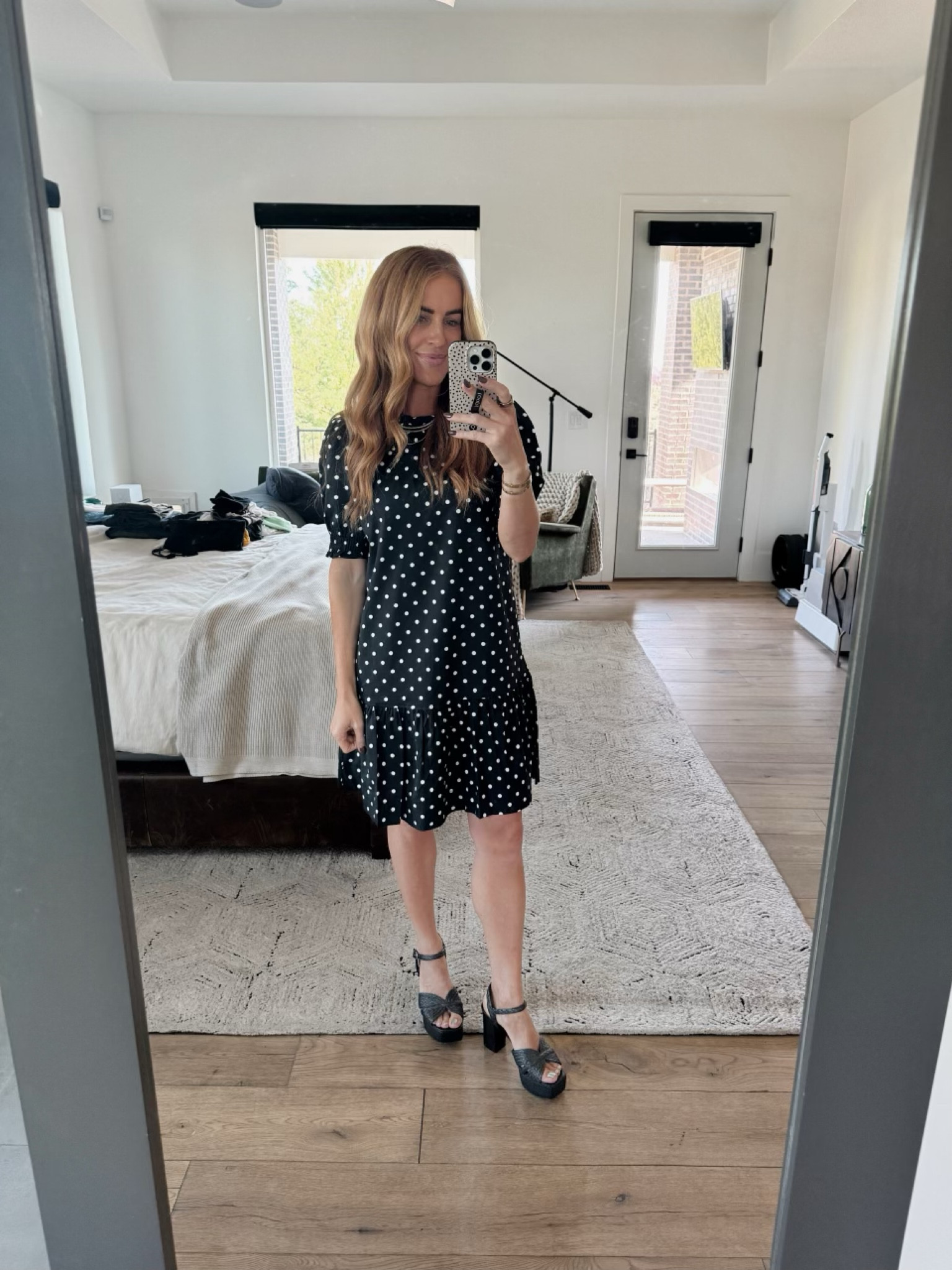 Such a fun transition dress from summer to fall! @walmartfashion #walmartpartner #walmartfashion