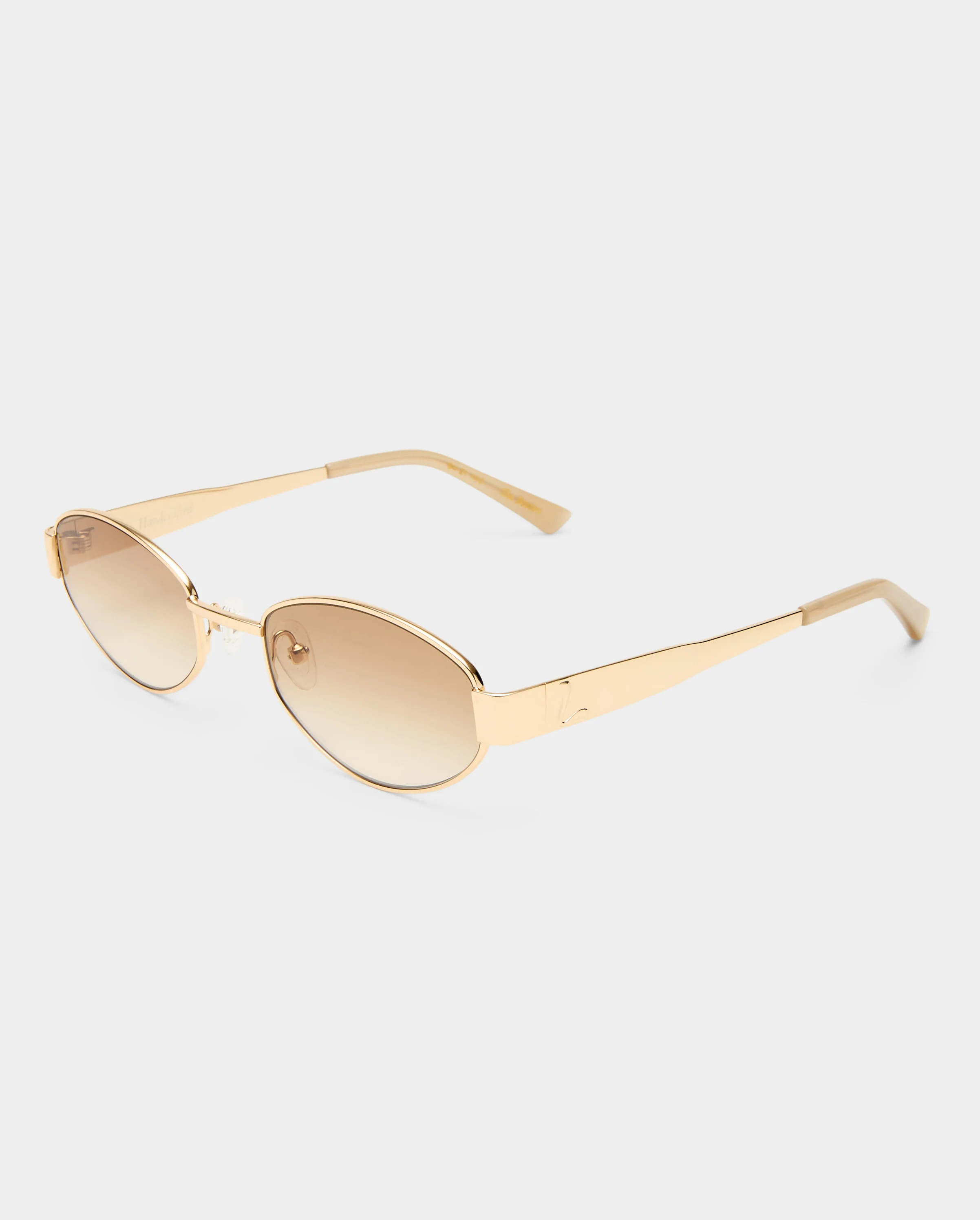 The Boston Tan Female Oval Sunglasses | Luv Lou | Luv Lou