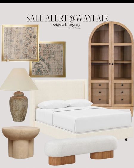 Wayfair sale going on right now!! Loving this beautiful arched s hutch, my best selling bed, loving this accent table, lamp, and lamp

#LTKstyletip #LTKsalealert #LTKhome